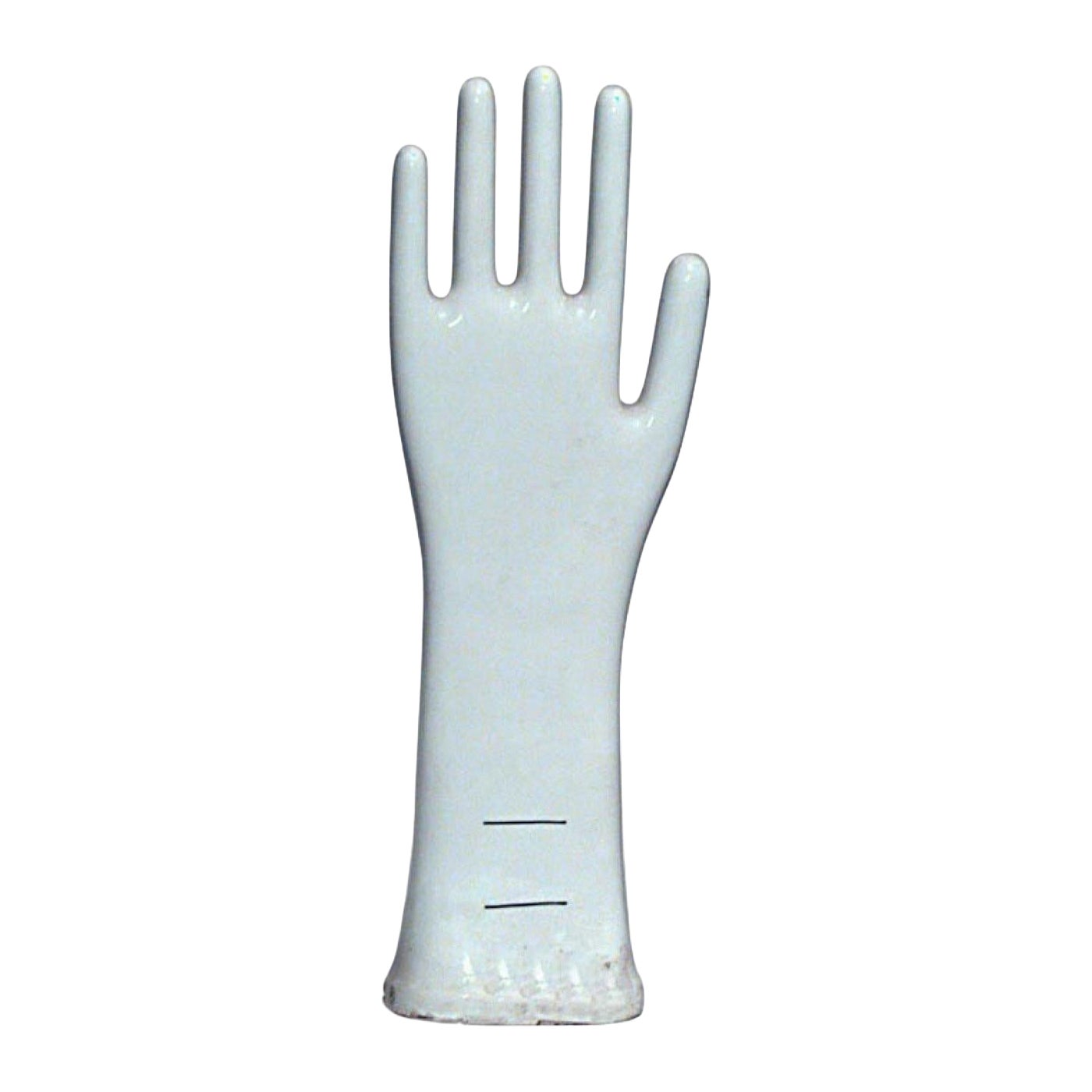 English White Porcelain Glove Forms en venta