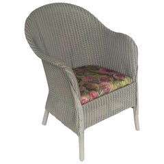 Chaise de jardin ou de salon en osier anglais par Lloyd Loom