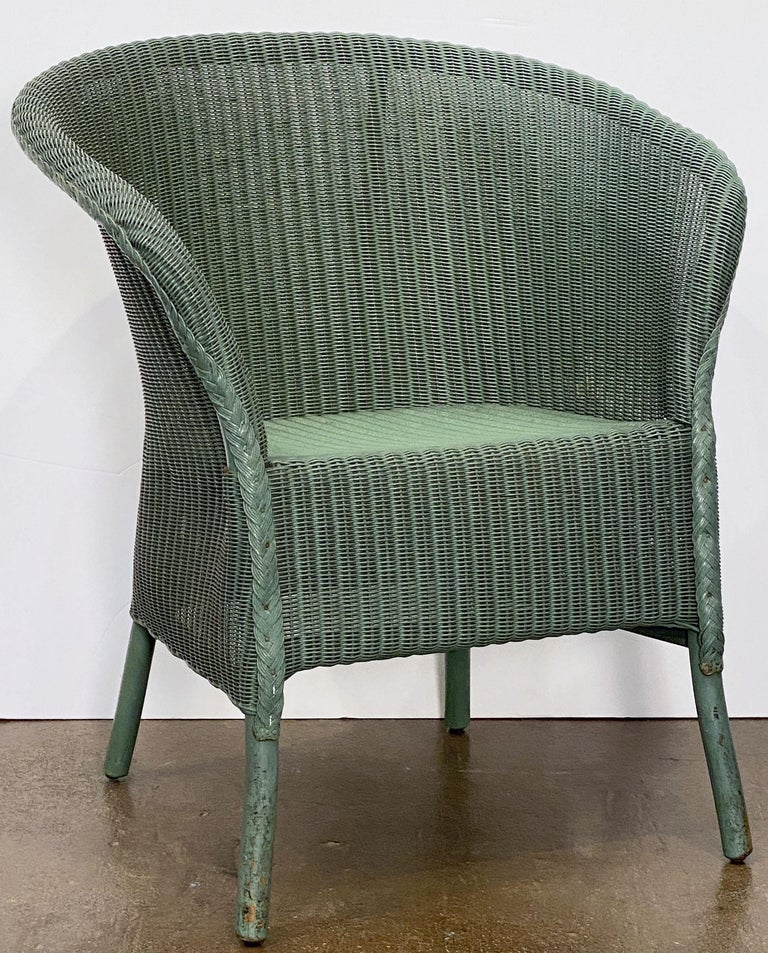 English Wicker Garden or Lounge Chair by Lloyd Loom at 1stDibs lloyd