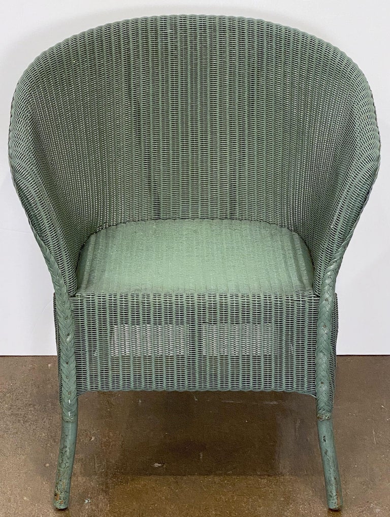 English Wicker Garden or Lounge Chair by Lloyd Loom at 1stDibs lloyd