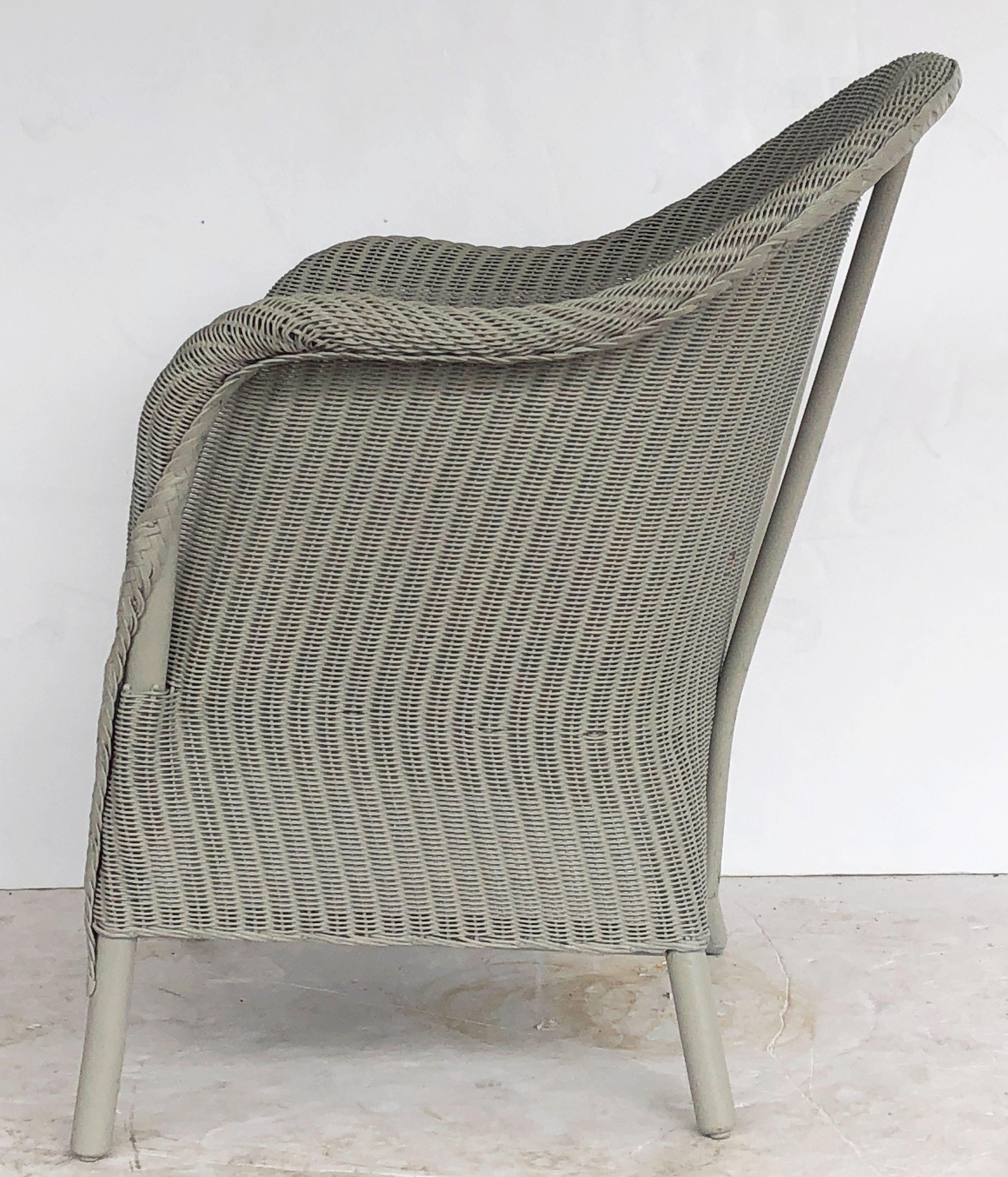 20th Century English Wicker Garden or Lounge Chair by Lloyd Loom