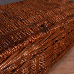 English Wicker Log Basket