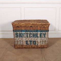 Panier à bûches en osier