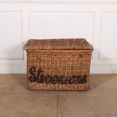 English Wicker Log Basket