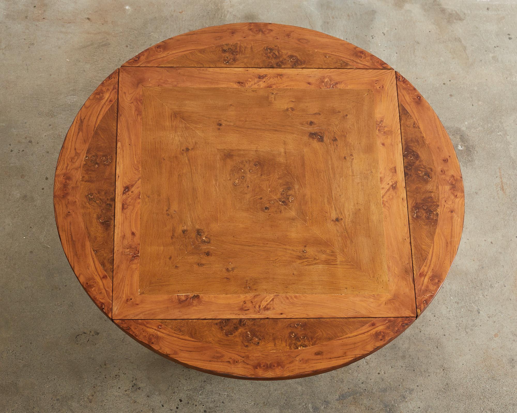 English William and Mary Style Barley Twist Dining Table In Good Condition In Rio Vista, CA