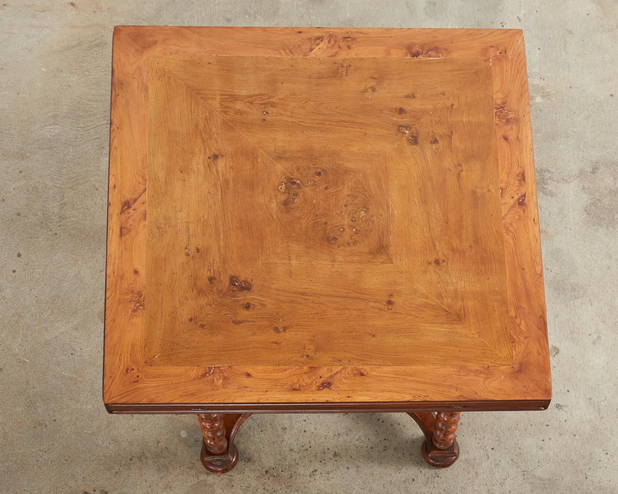 English William and Mary Style Barley Twist Dining Table 1