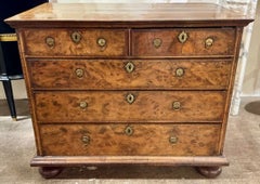 English William and Mary Walnut Chest