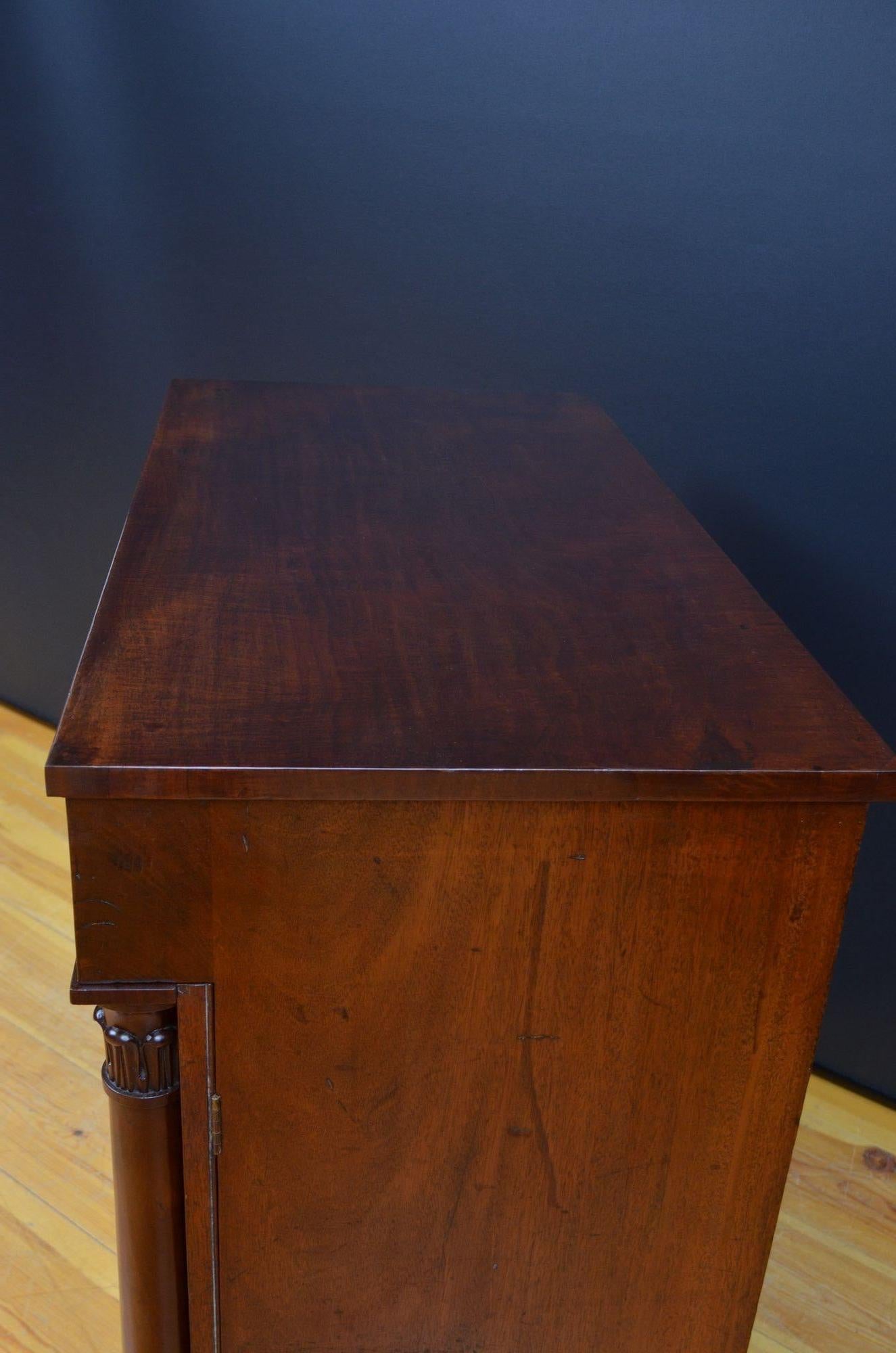 English William IV Chiffonier Sideboard in Mahogany 1