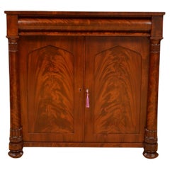 English William IV Chiffonier Sideboard in Mahogany