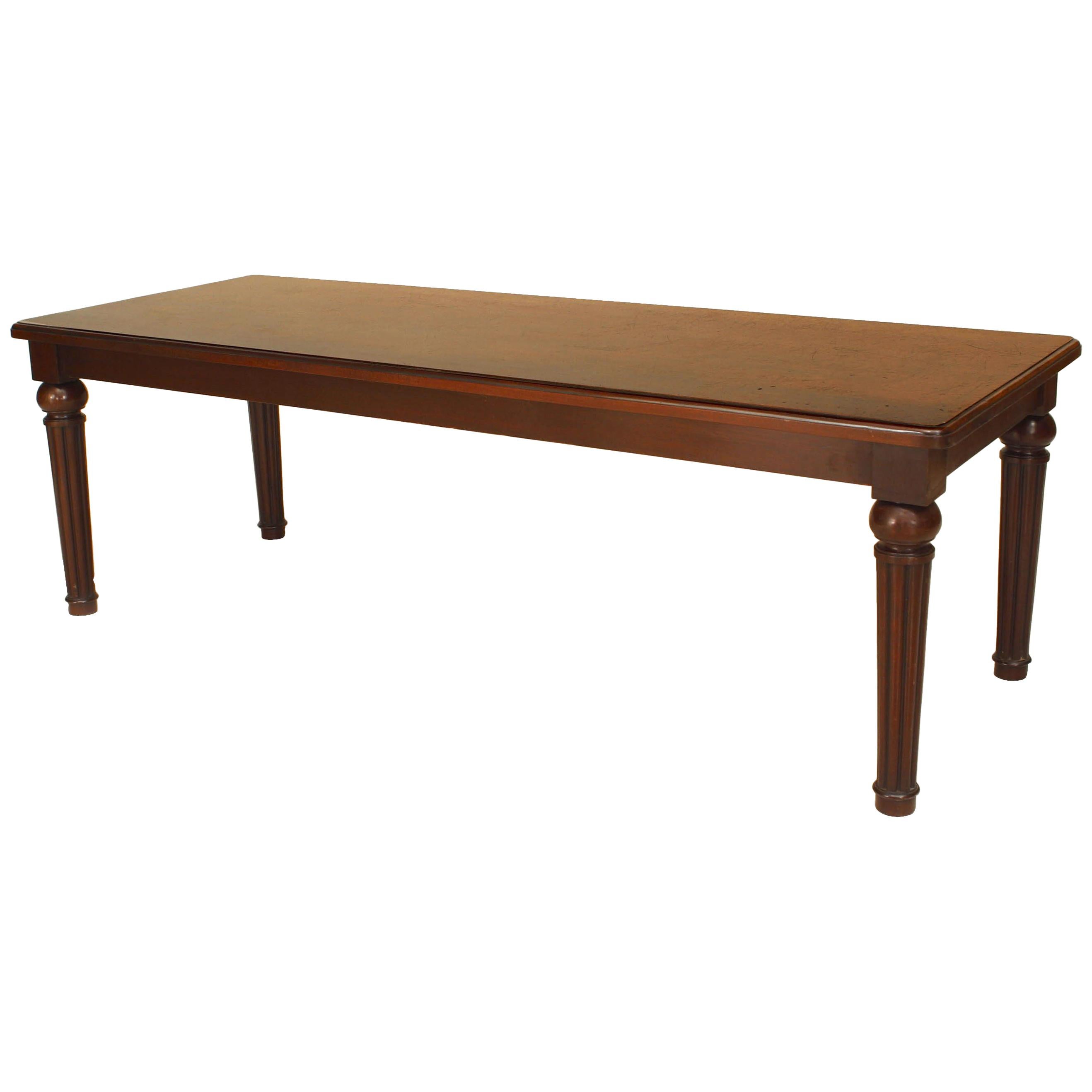 English William IV Mahogany Coffee Table