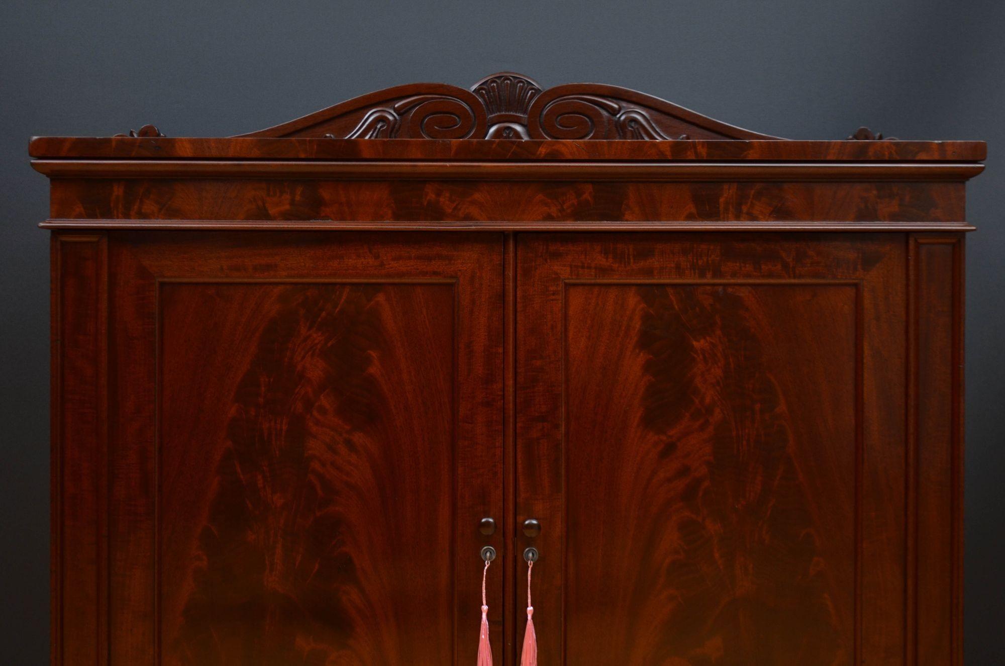 English William IV Mahogany Chiffonier Sideboard For Sale 3
