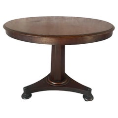 English William IV Mahogany Tilt-Top Table