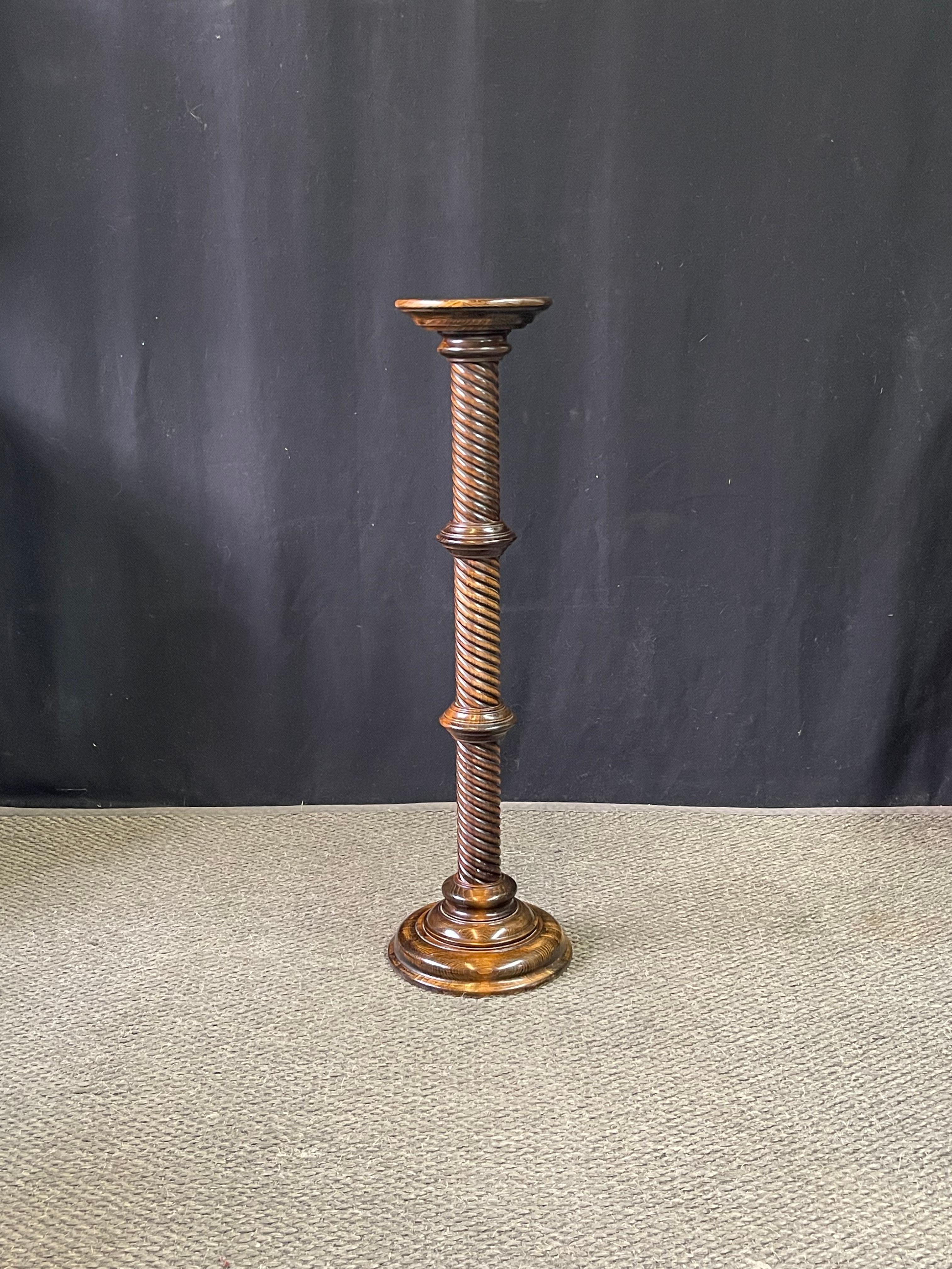 English William IV Oak Plant Stand 7