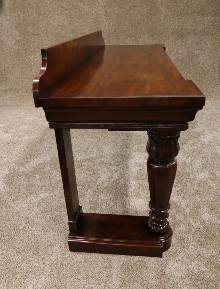 English William IV Period Mahogany Console of Large Scale, circa 1835 ...