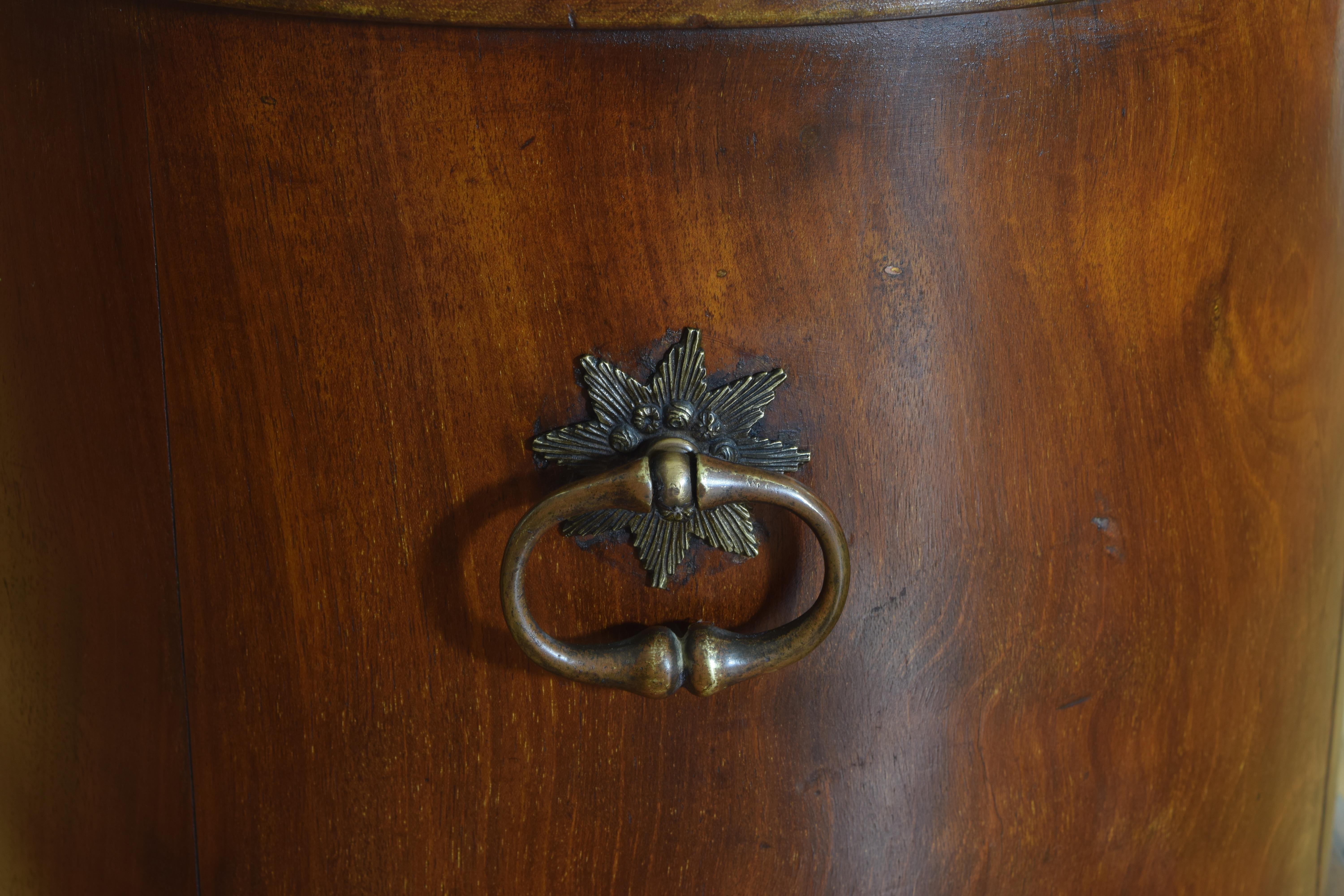 English William IV Period Mahogany Cylindrical Tole Lined Planter 3