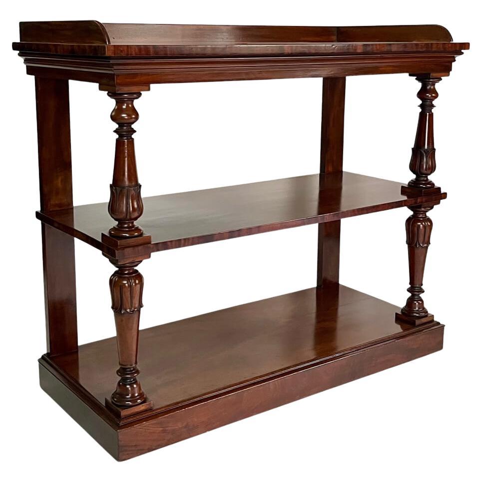 English Plum Pudding Mahogany Library Table. Circa 1780 For Sale at 1stDibs