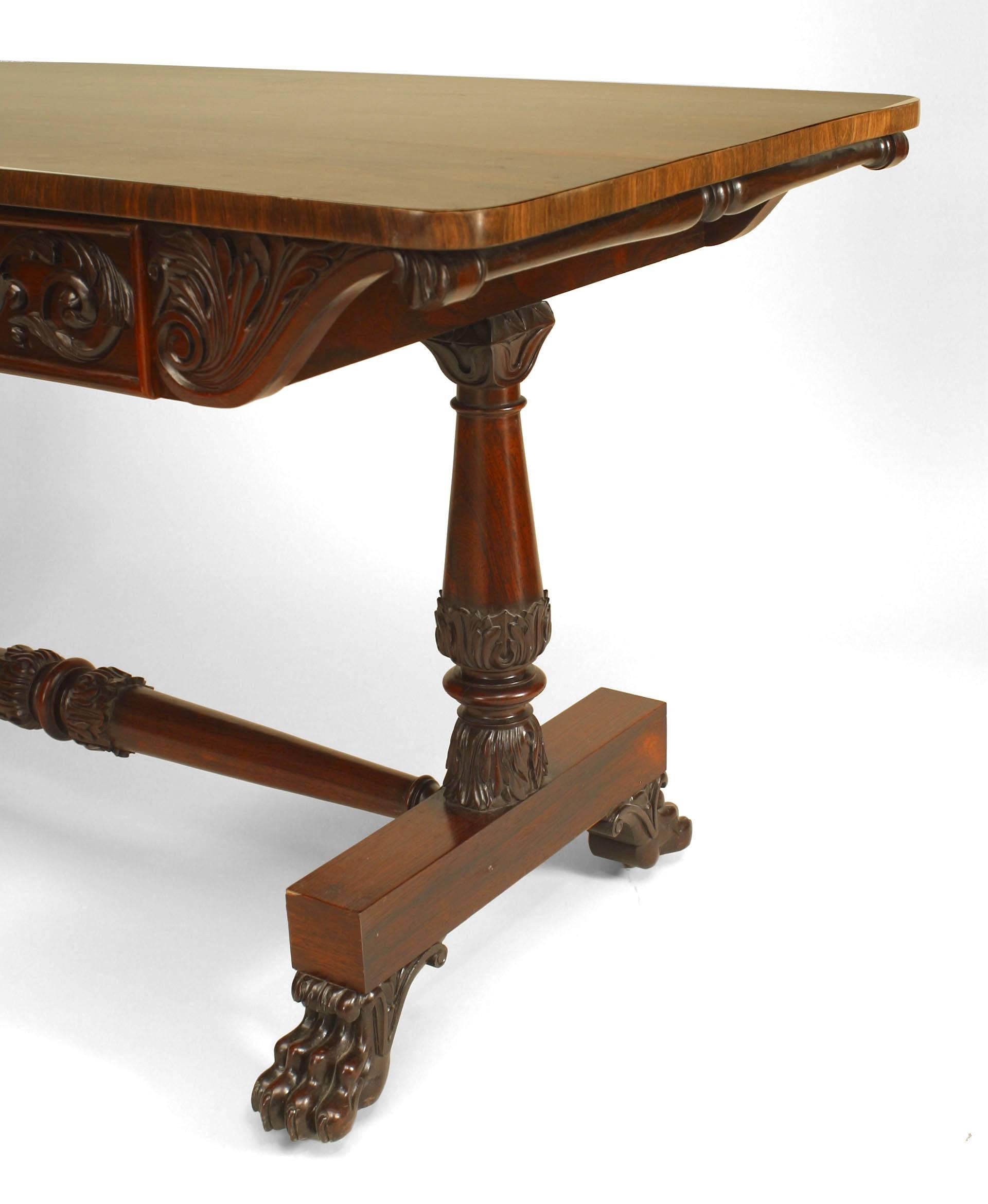 British English William IV Rosewood Davenport Table For Sale