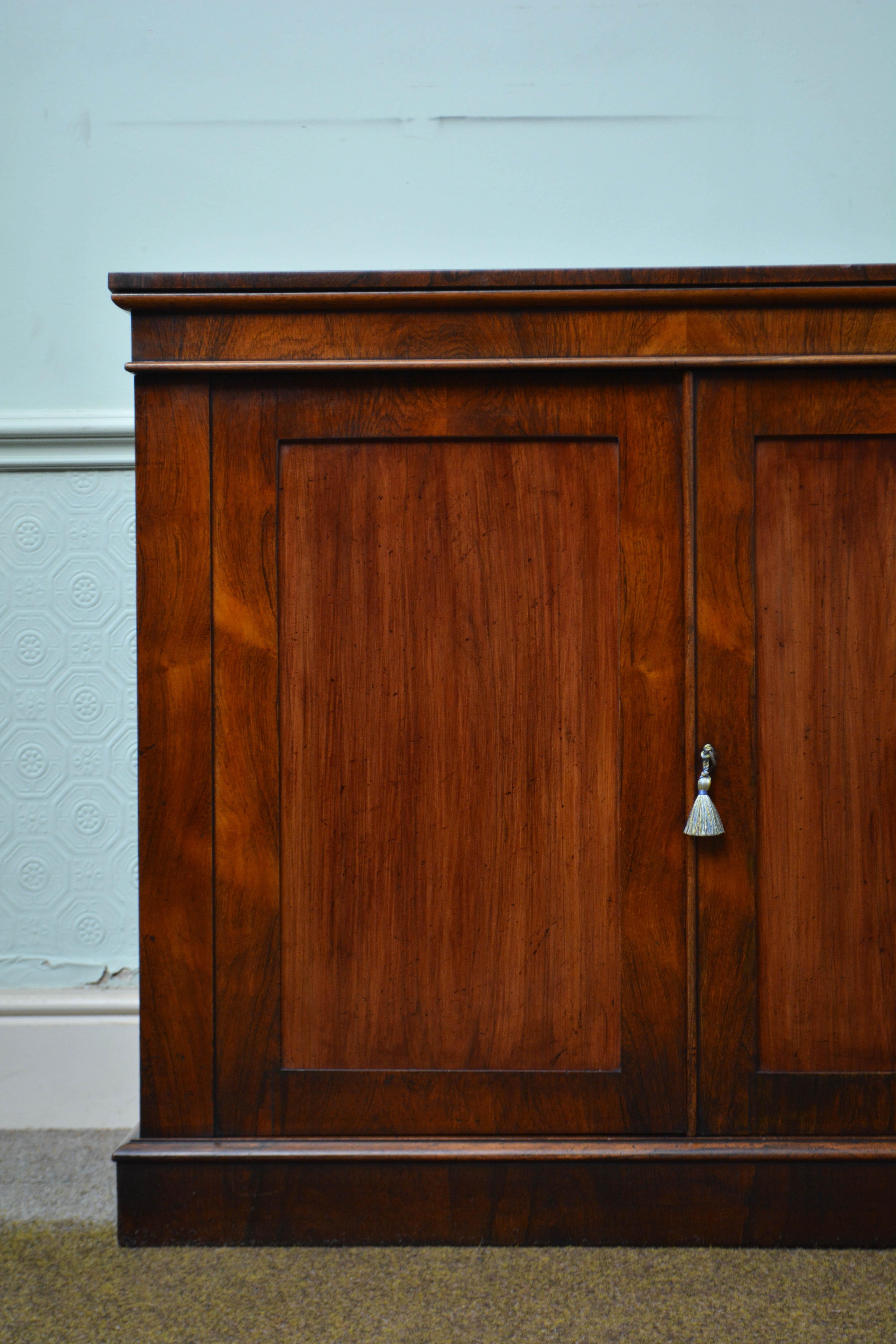 English William IV Rosewood Sideboard c1830s 3