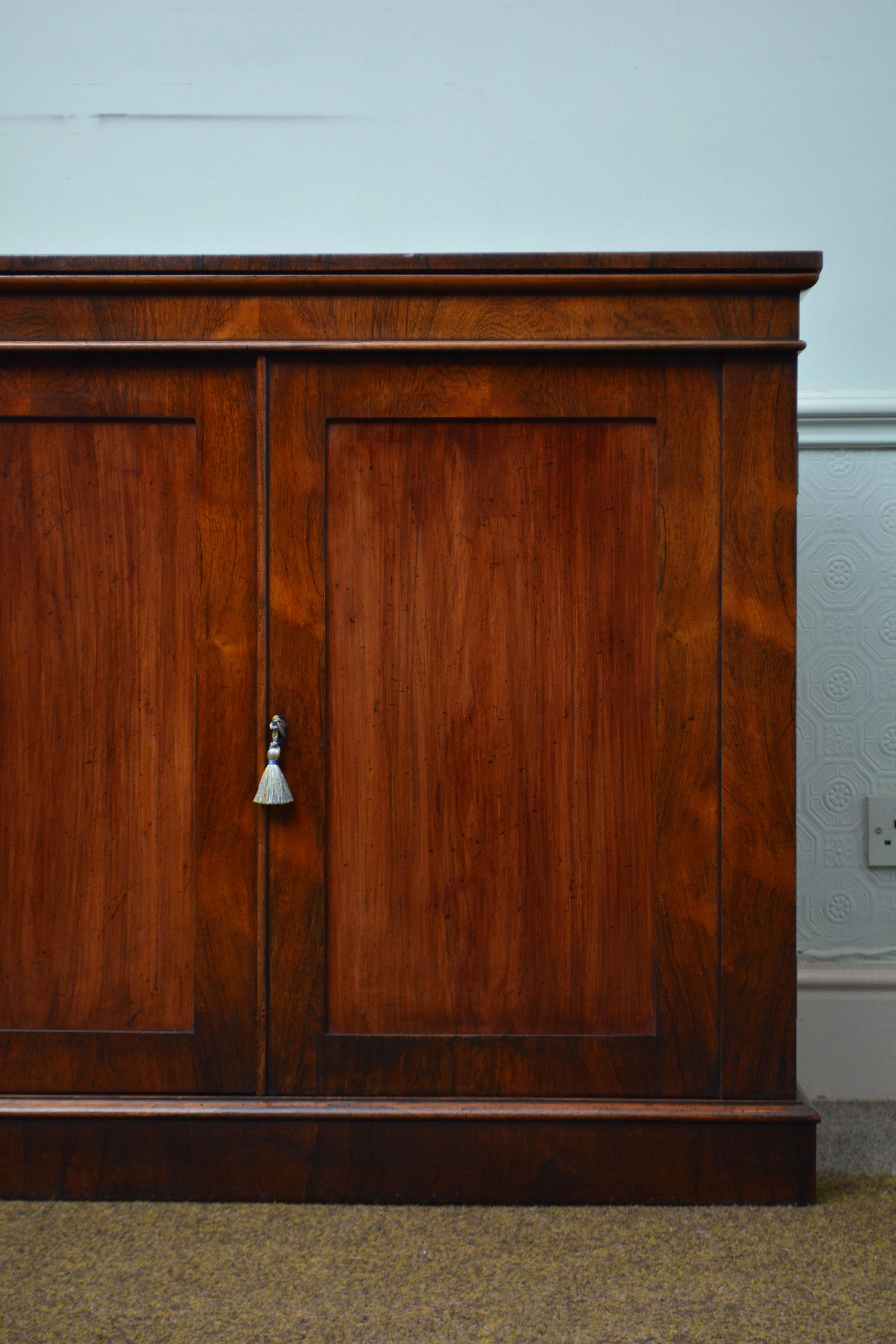 English William IV Rosewood Sideboard c1830s 4