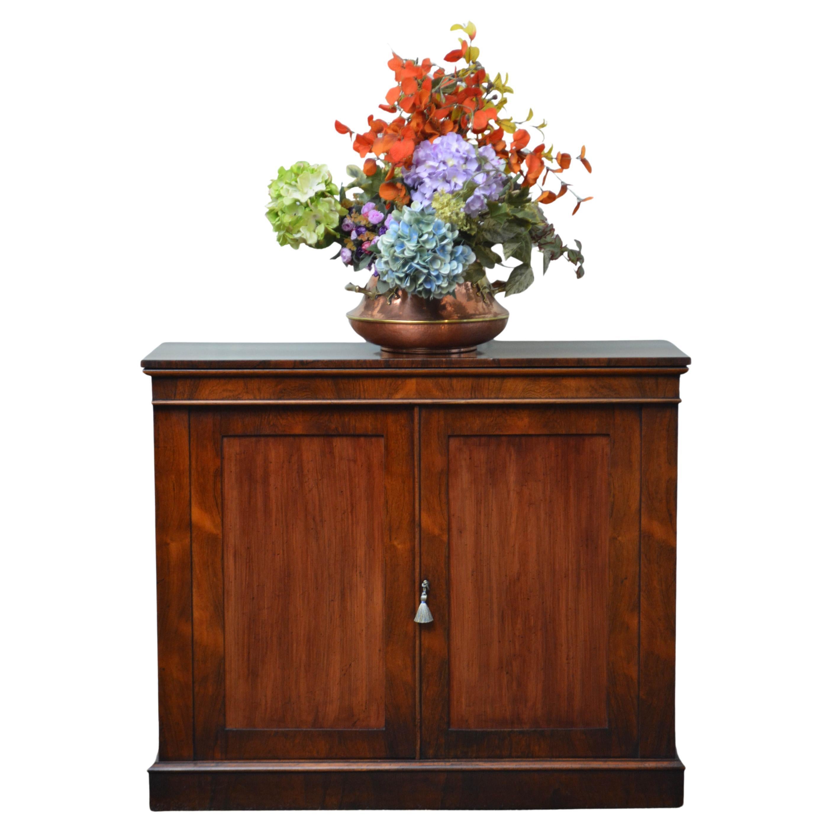 English William IV Rosewood Sideboard c1830s
