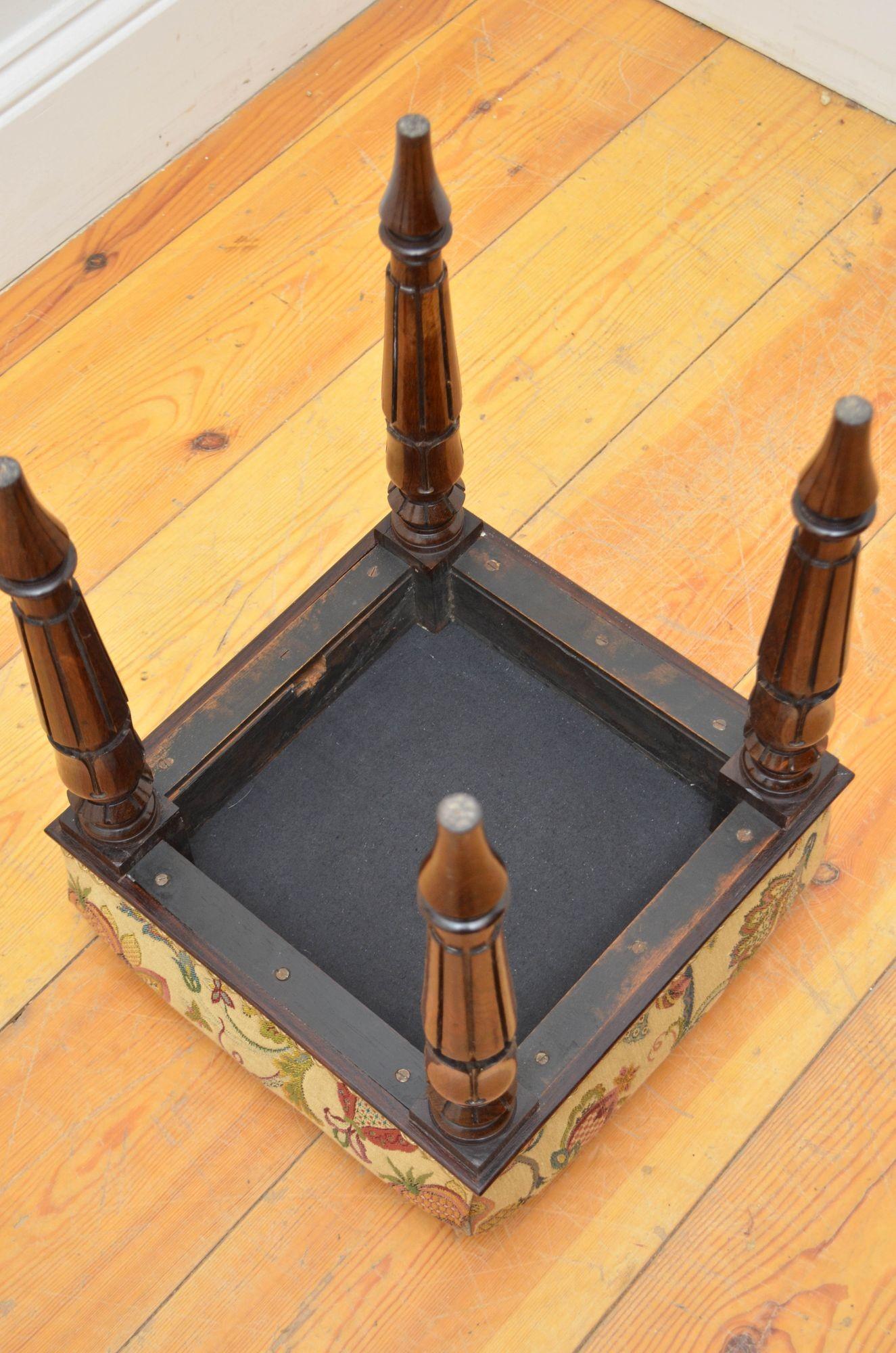 Sgabello inglese William IV Rosewood 8