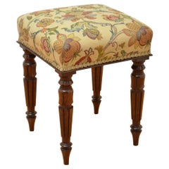 English William IV Rosewood Stool