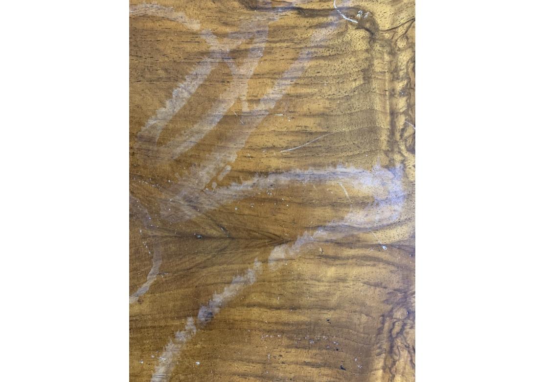 English William IV Style Tilt Top Walnut Center Table for Restoration For Sale 8