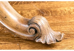 English William IV Style Tilt Top Walnut Center Table