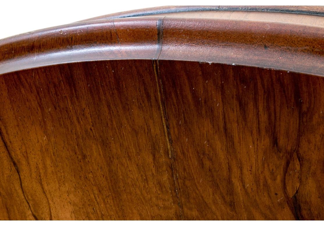 English William IV Style Tilt Top Walnut Center Table for Restoration For Sale 1