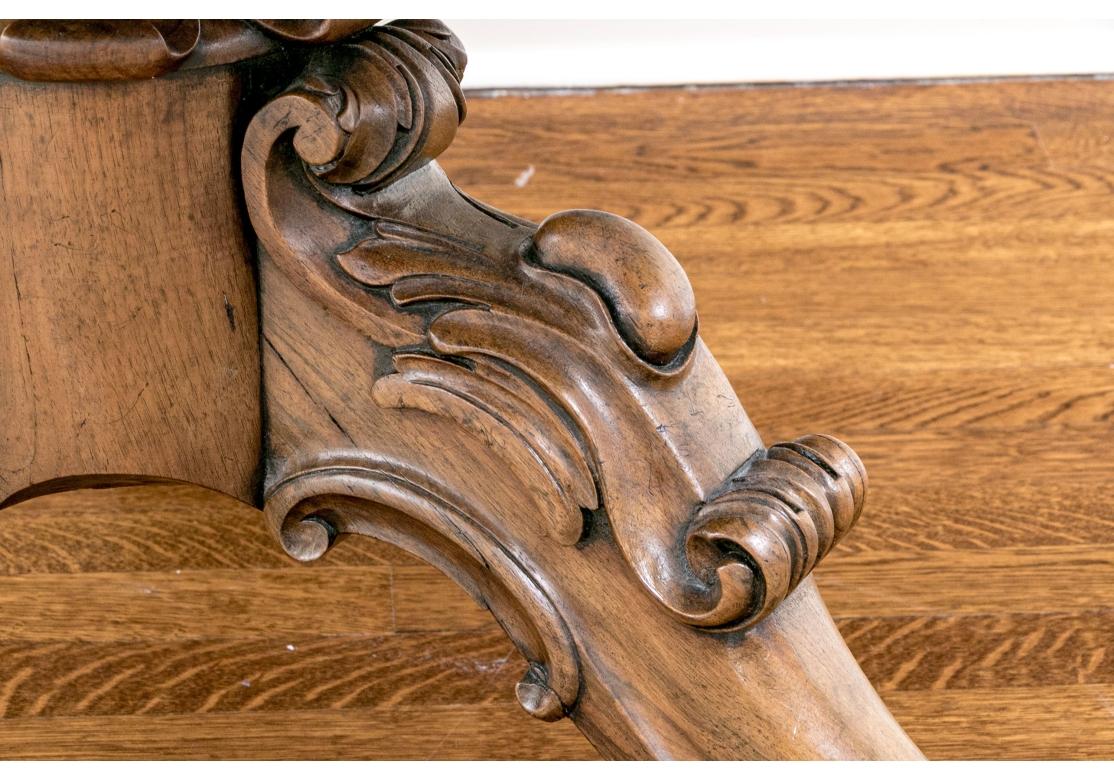 English William IV Style Tilt Top Walnut Center Table for Restoration For Sale 4