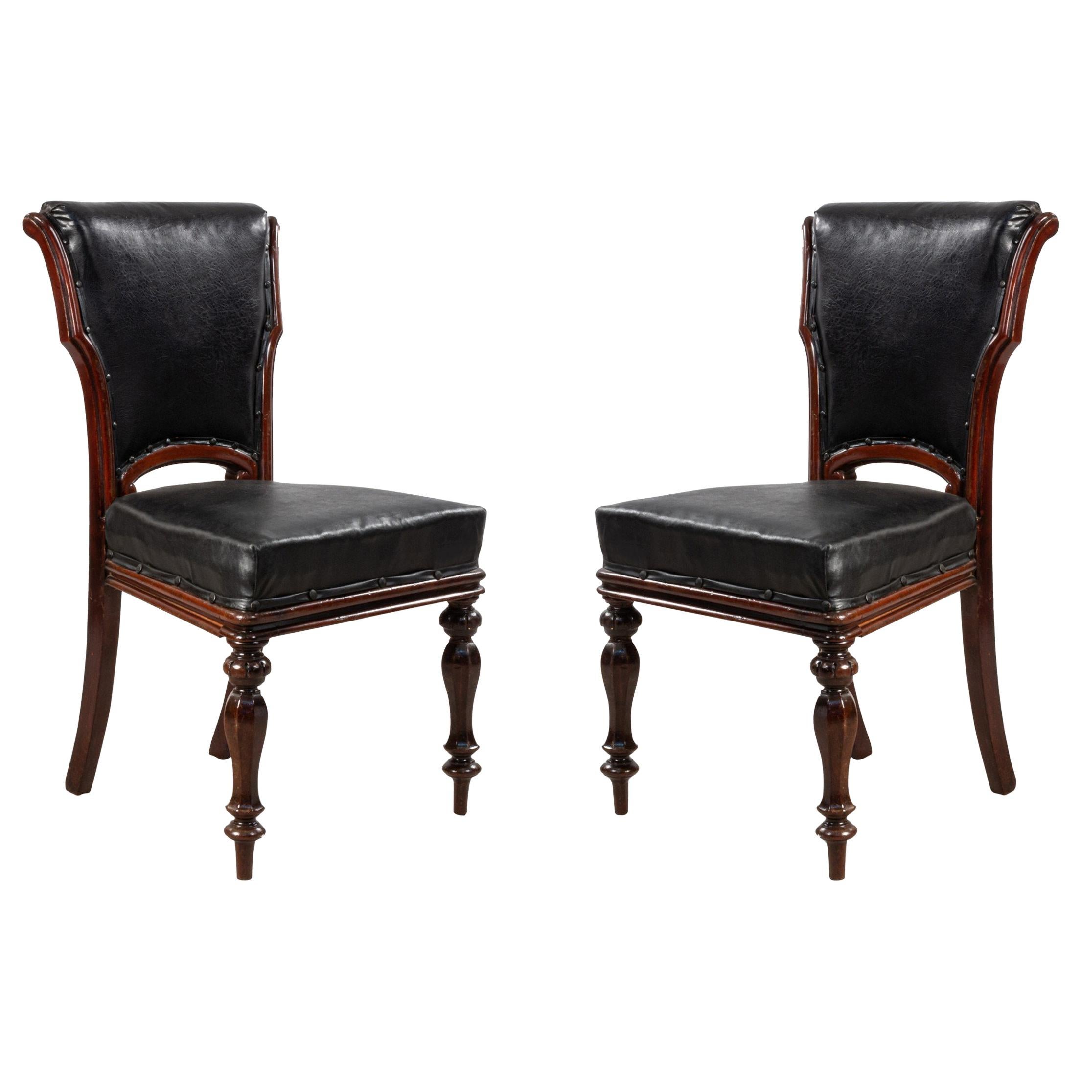 C11 ThreeLegged Dining Chair, Handcrafted in Solid Black Walnut and