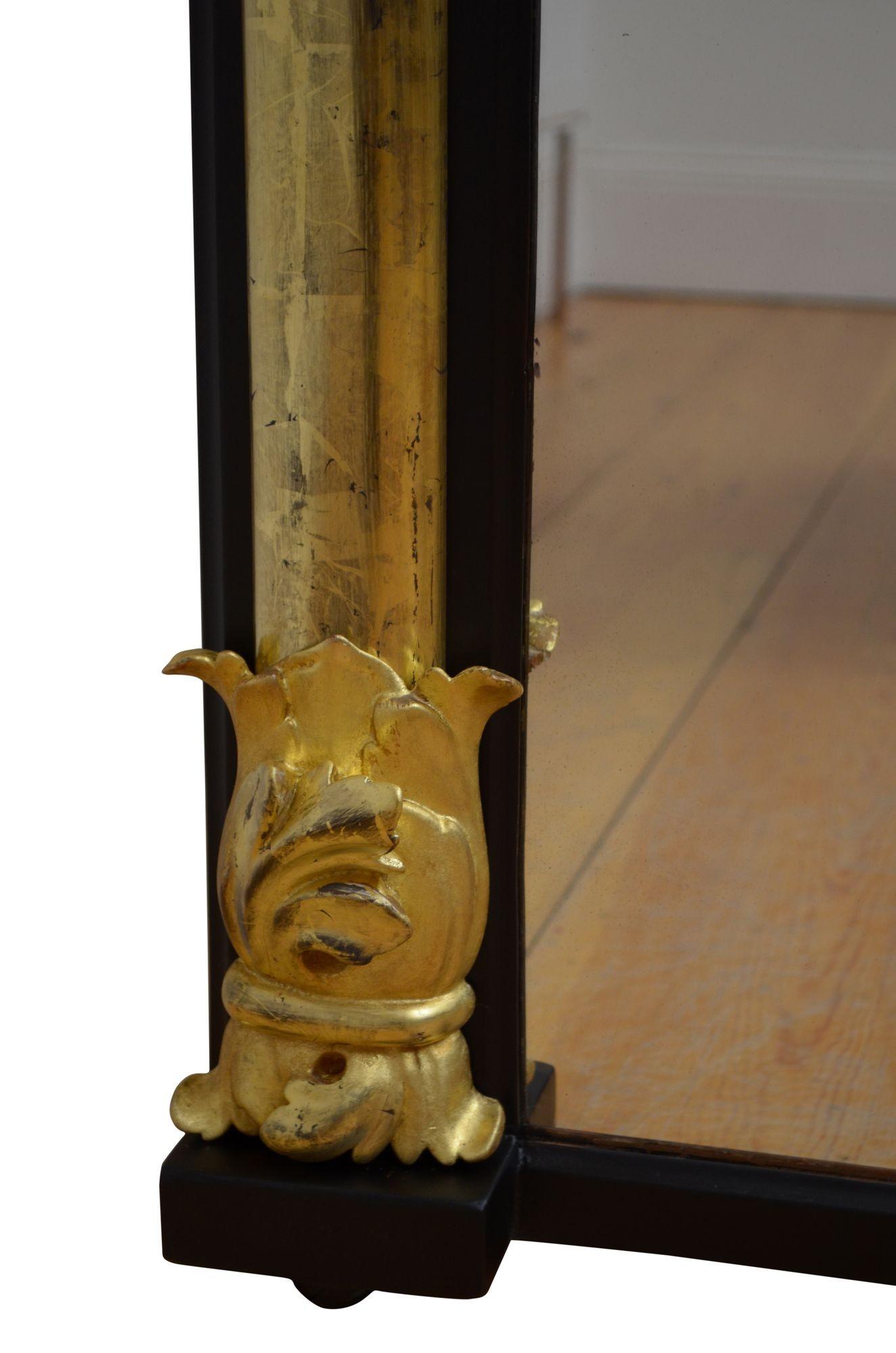 Inglese Specchio da parete William IV H87cm in vendita