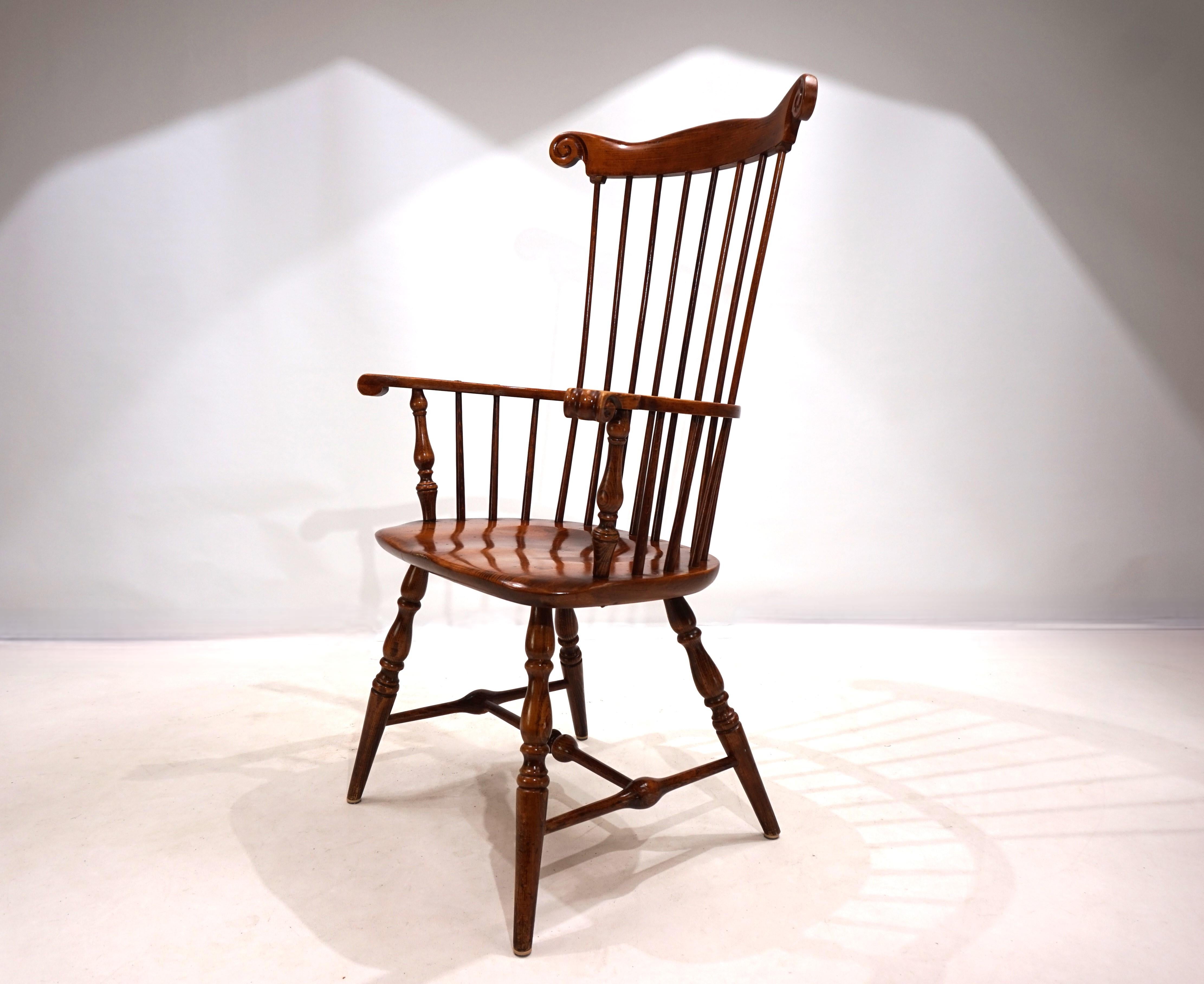 Victorian English Windsor Captains Chair