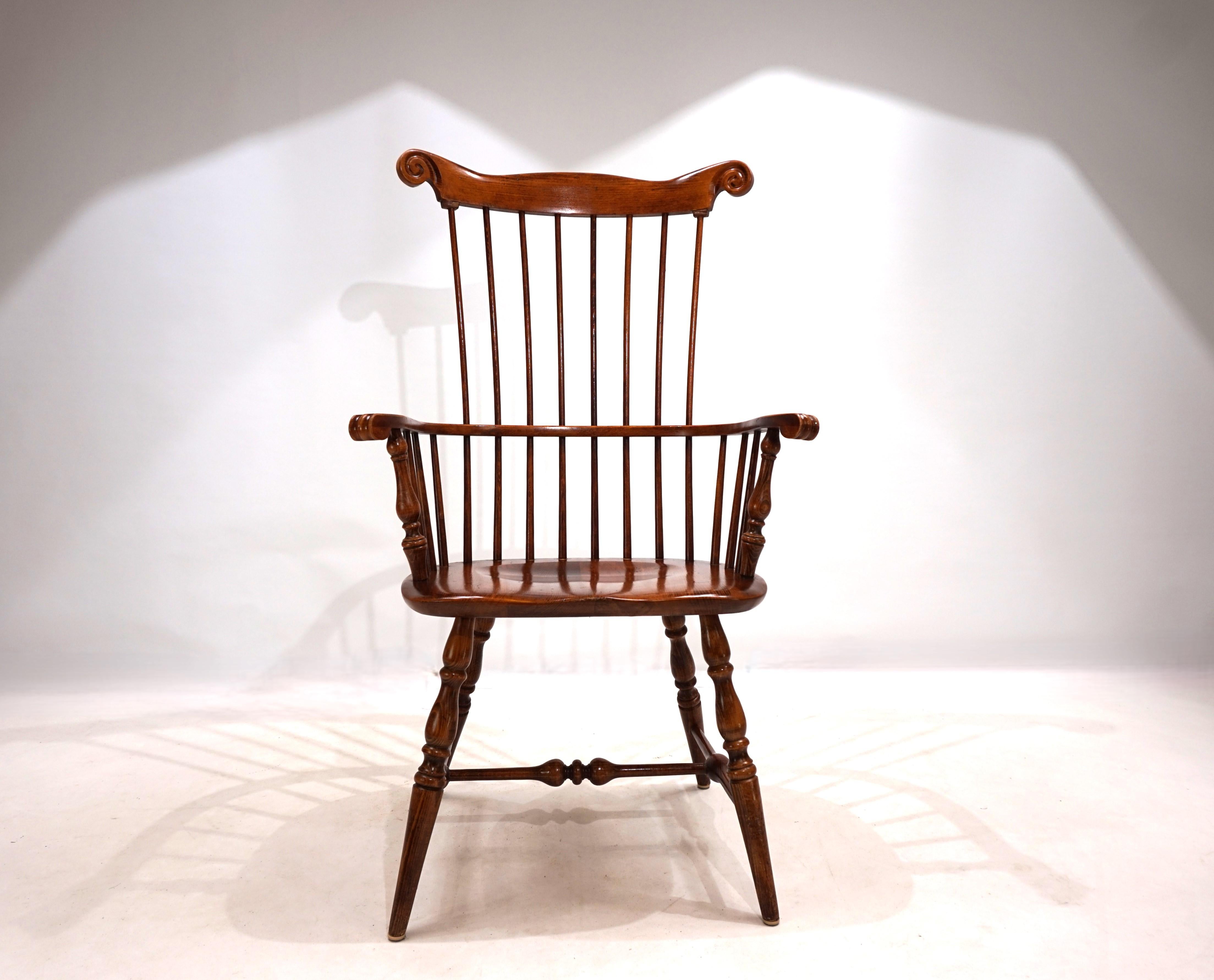19th Century English Windsor Captains Chair