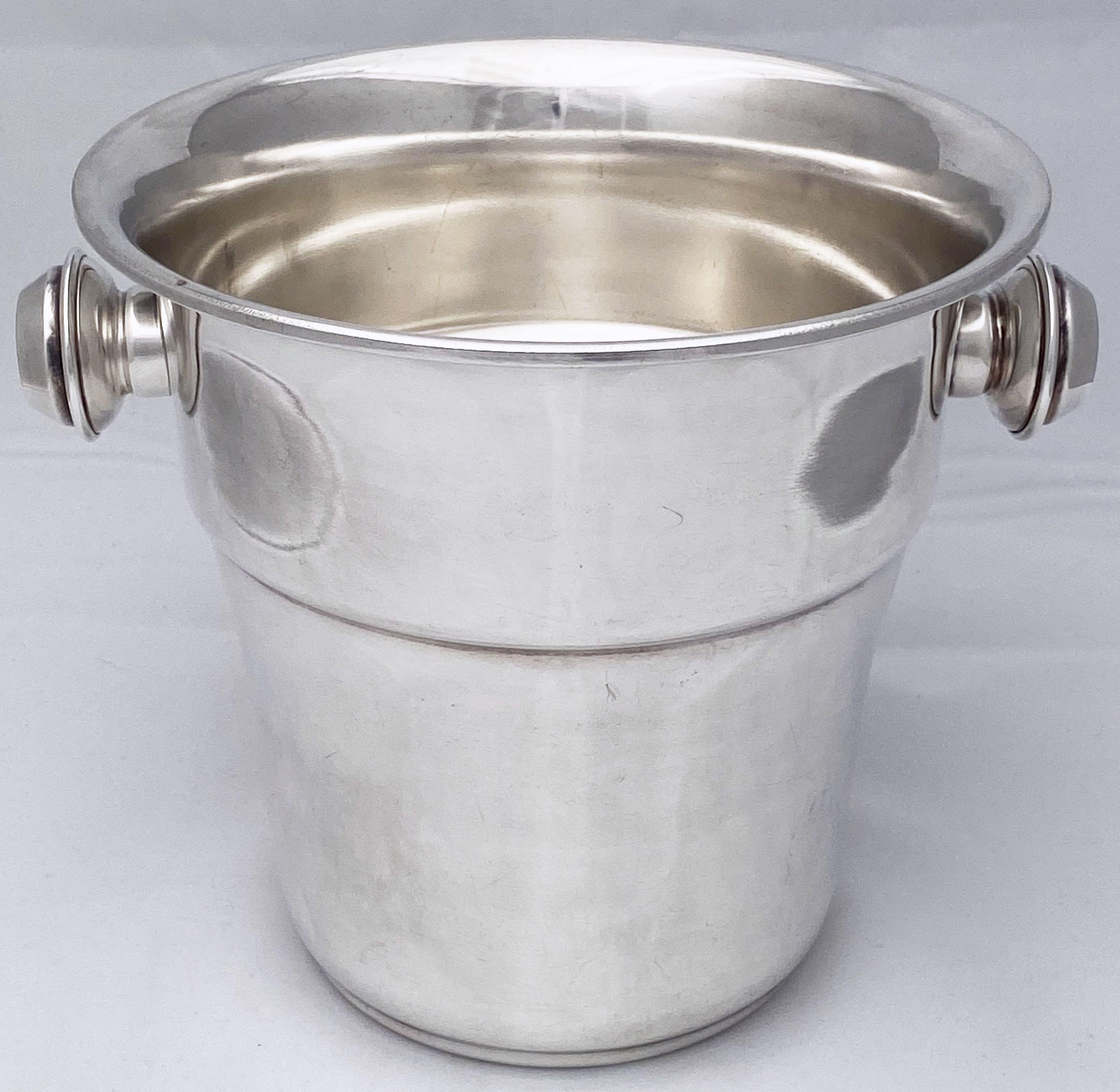 Metal English Wine Cooler or Champagne Bucket