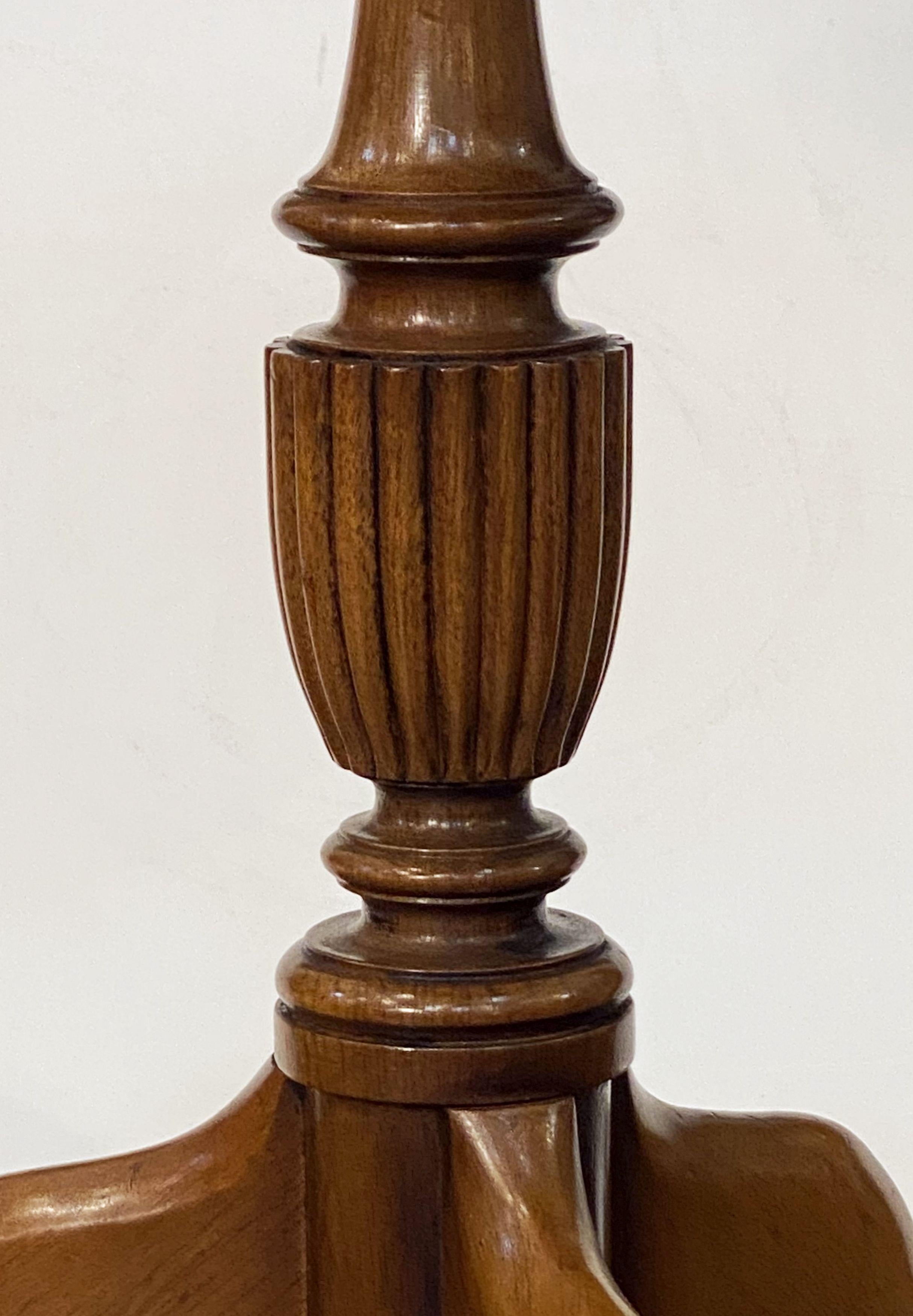 English Wine or Cocktail Table of Burr Walnut 3