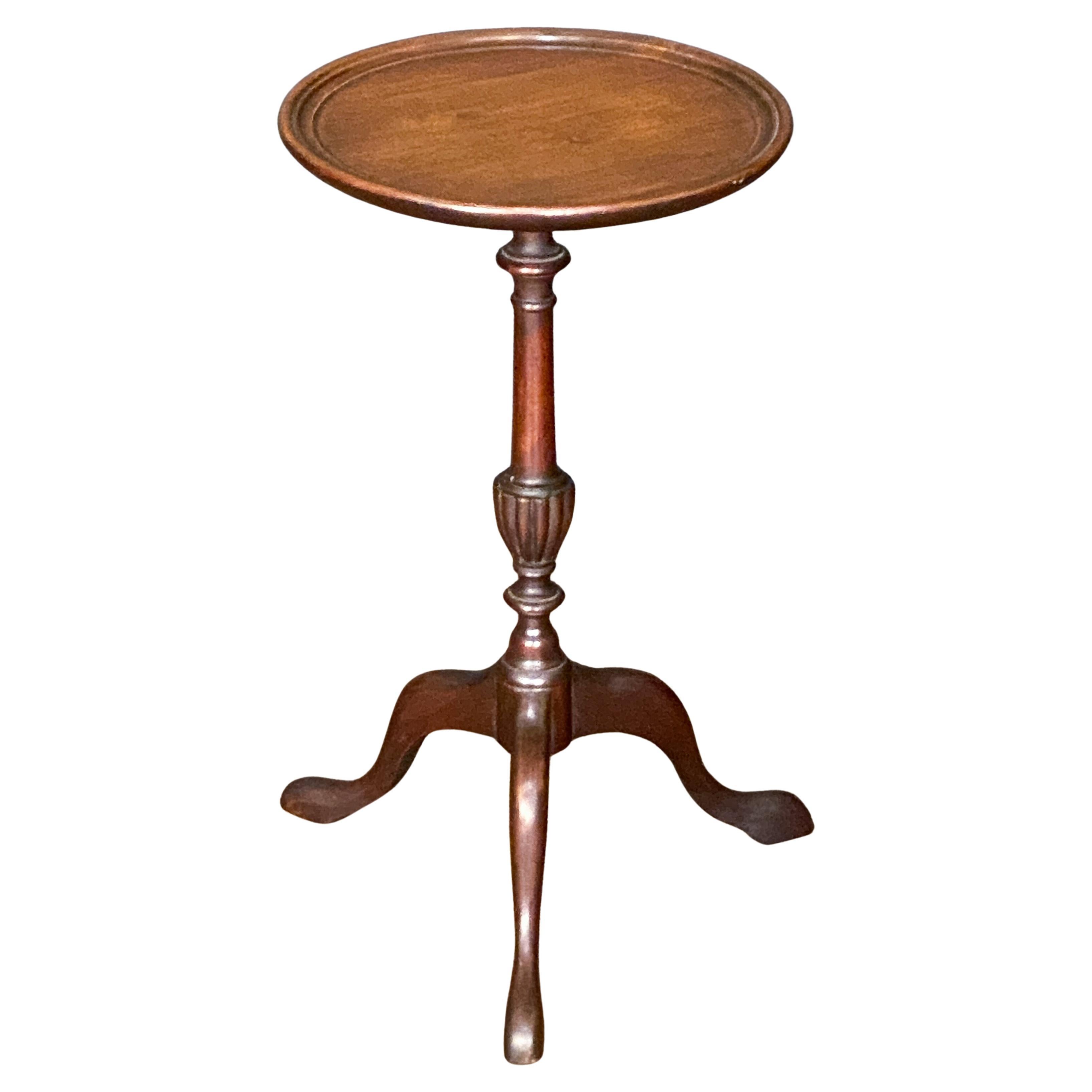 Table à vin ou à cocktail en acajou de l'époque édouardienne