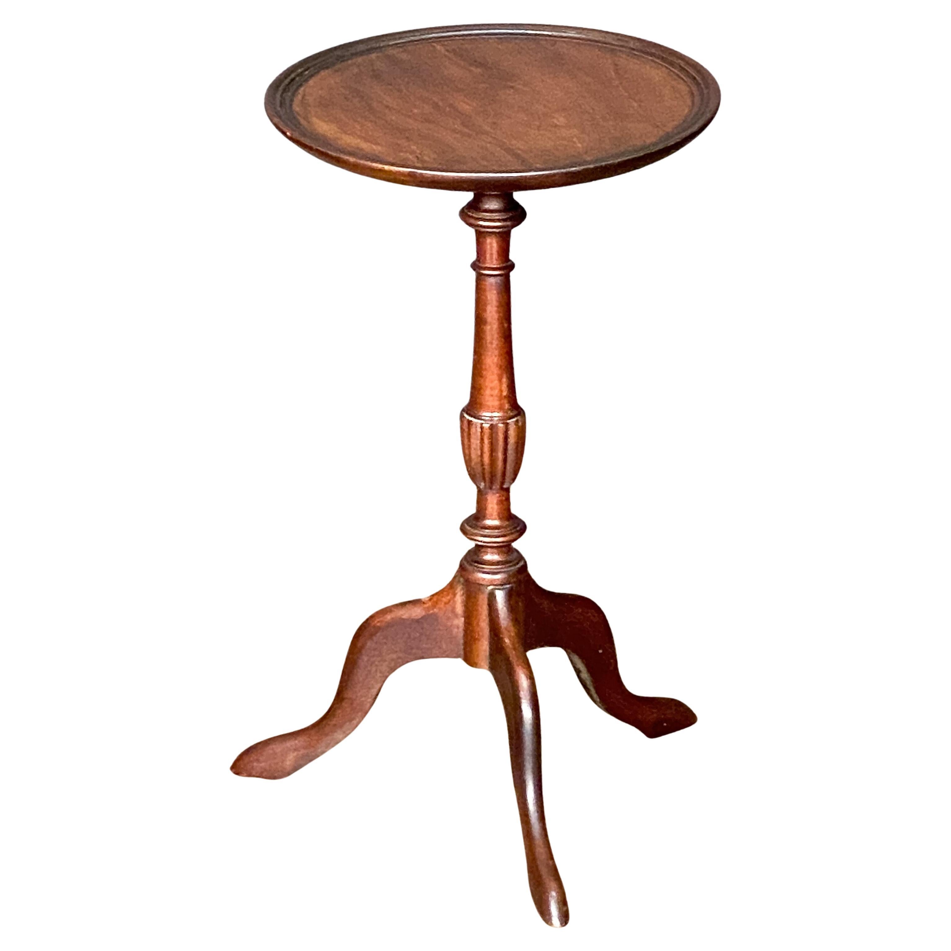 Table à vin ou à cocktail en acajou de l'époque édouardienne