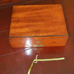 English Winsor and Newton Paint Box with Drawer, Paint and Pallettes circa 1865