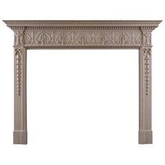 Used English Wood Fireplace in the George III Style