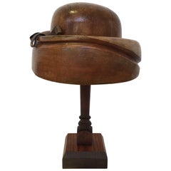 English Wood Hat Mold