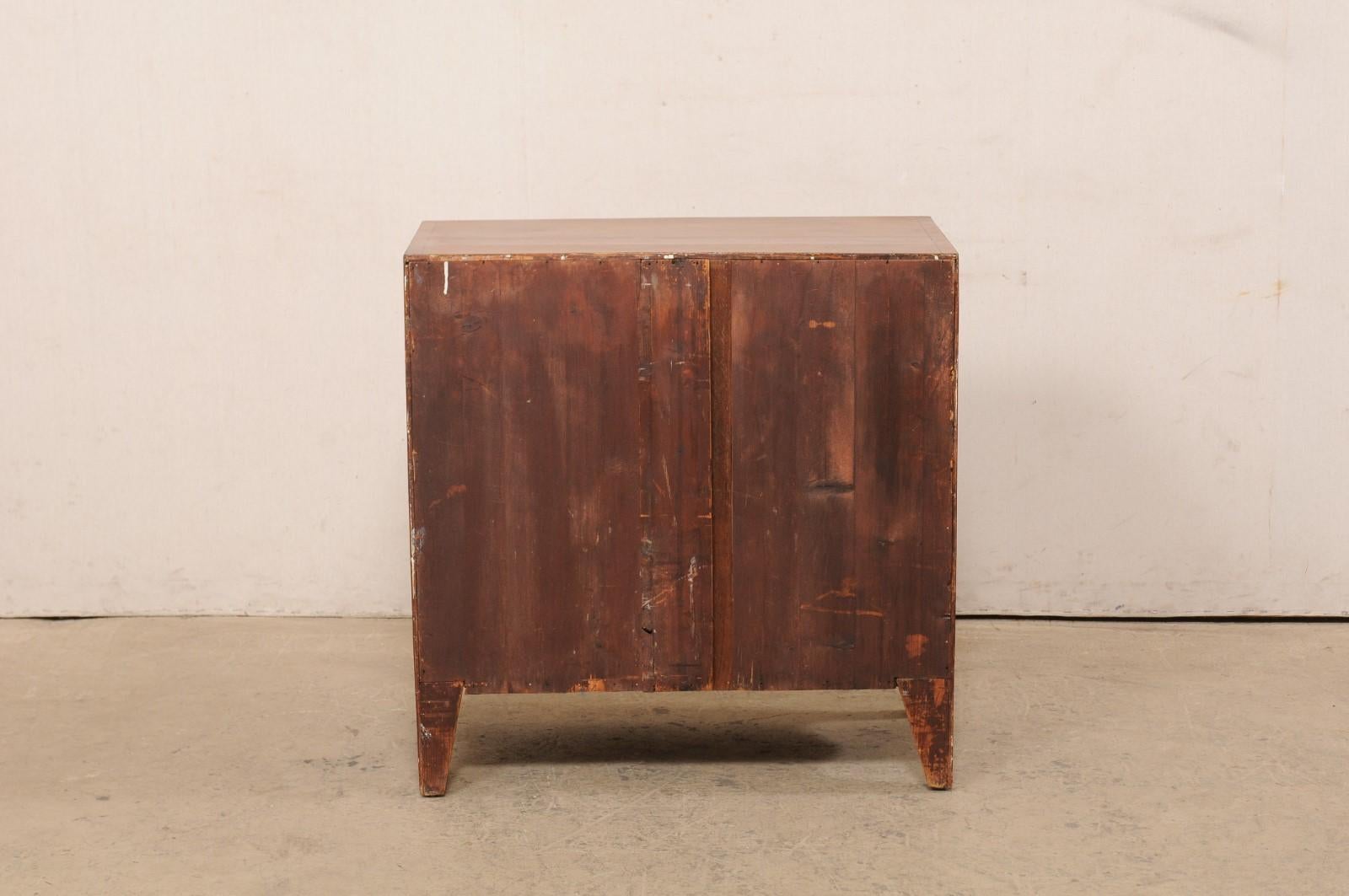 English Wooden Chest of 4 Drawers, Early to Mid 19th Century For Sale 5