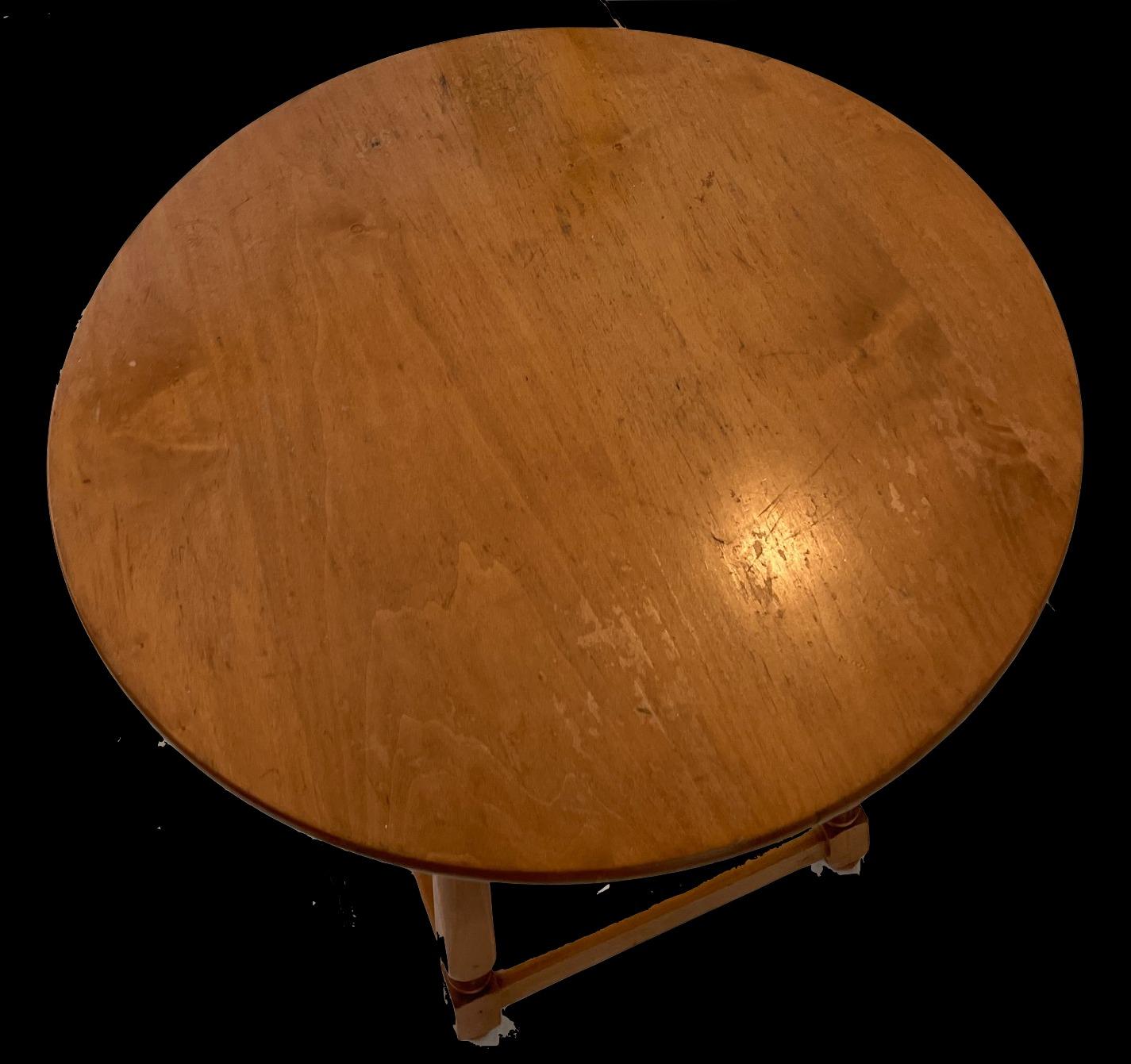 Table d'appoint anglaise en bois Excellent état - En vente à Studio City, CA