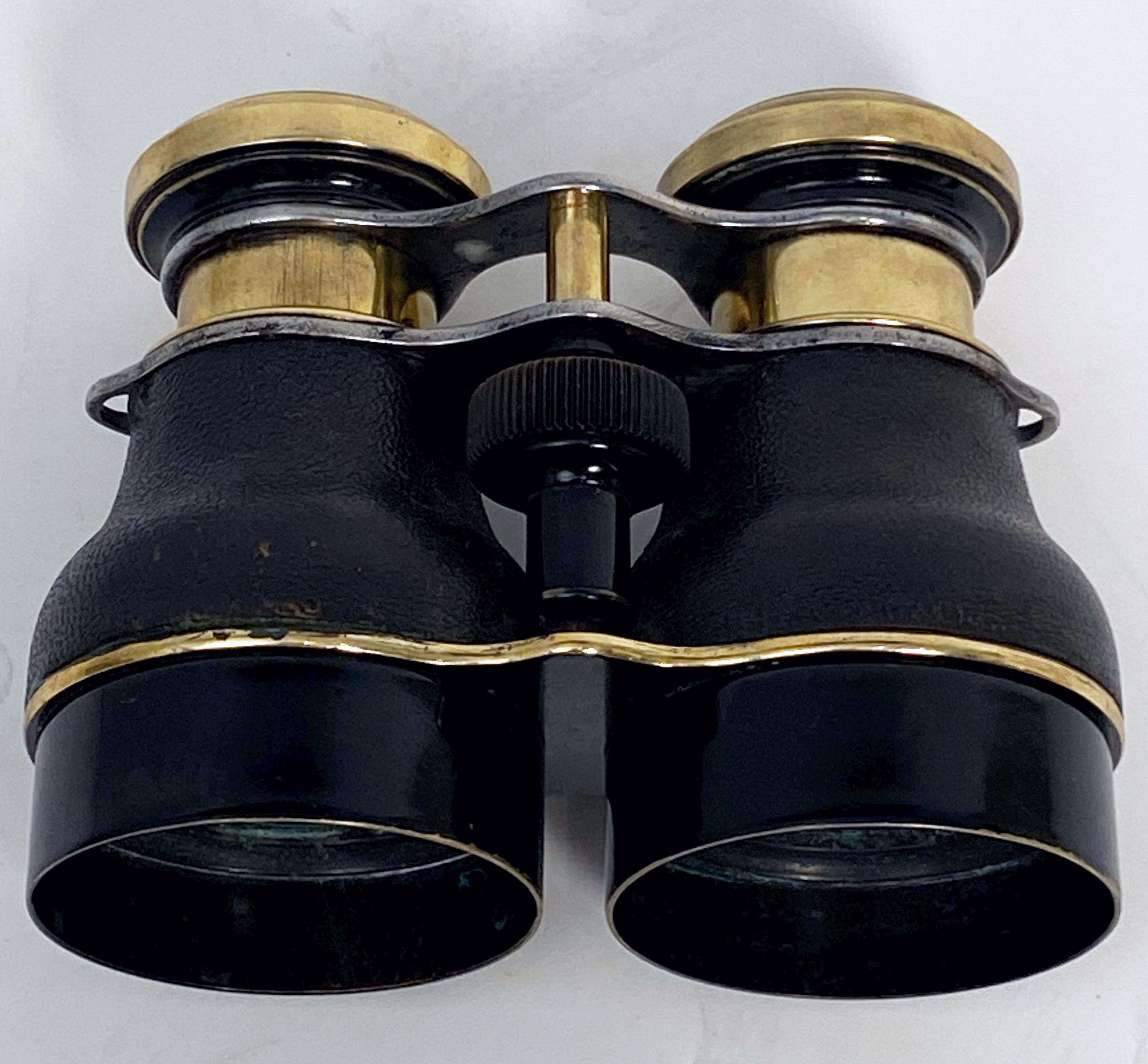 English Working Binoculars or Field Glasses by J.H. Steward Ltd., circa 1920 In Good Condition In Austin, TX