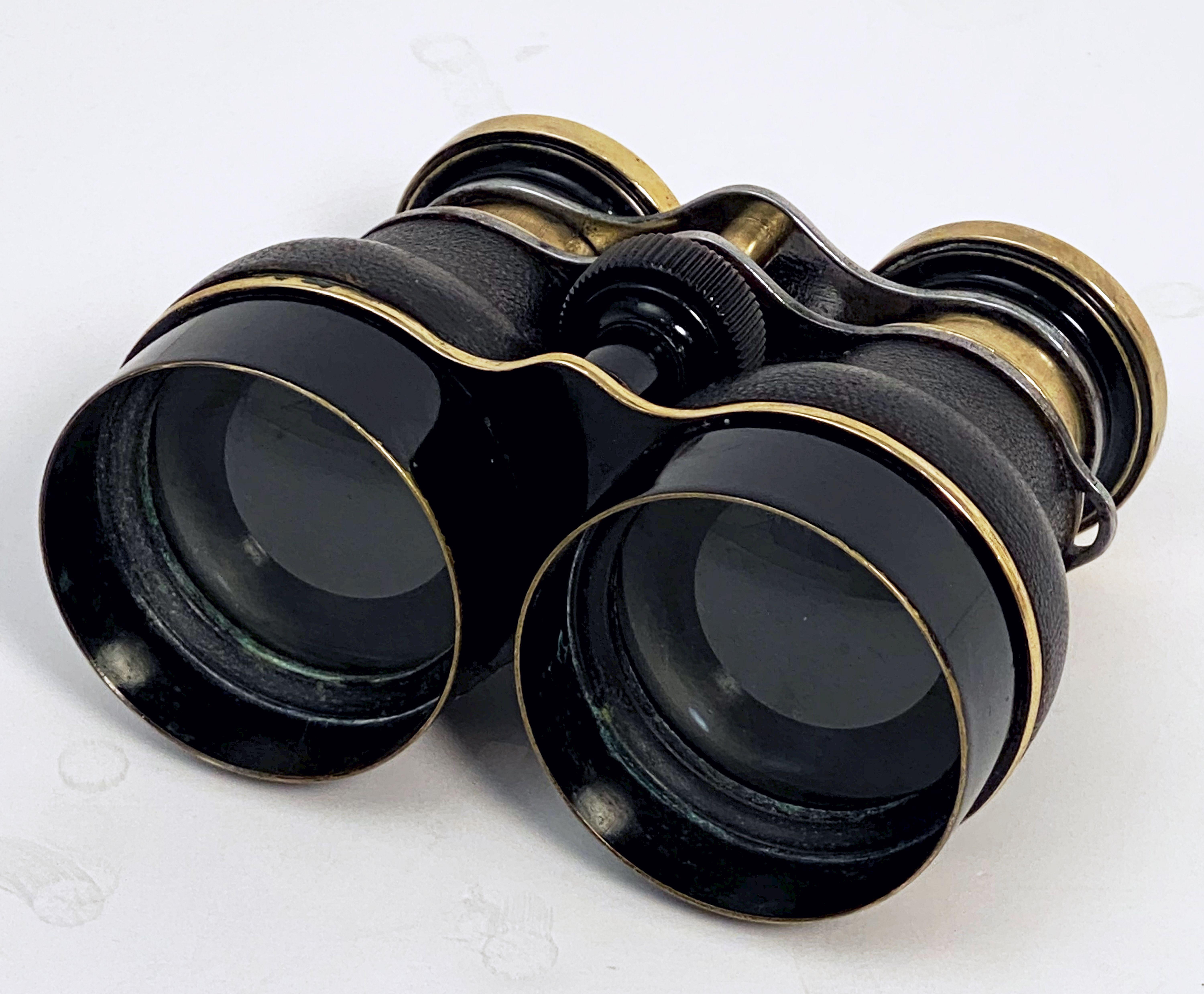 Steel English Working Binoculars or Field Glasses by J.H. Steward Ltd., circa 1920