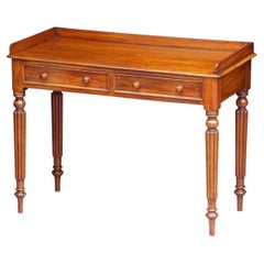 English Writing Desk or Table of Mahogany from the 19th Century