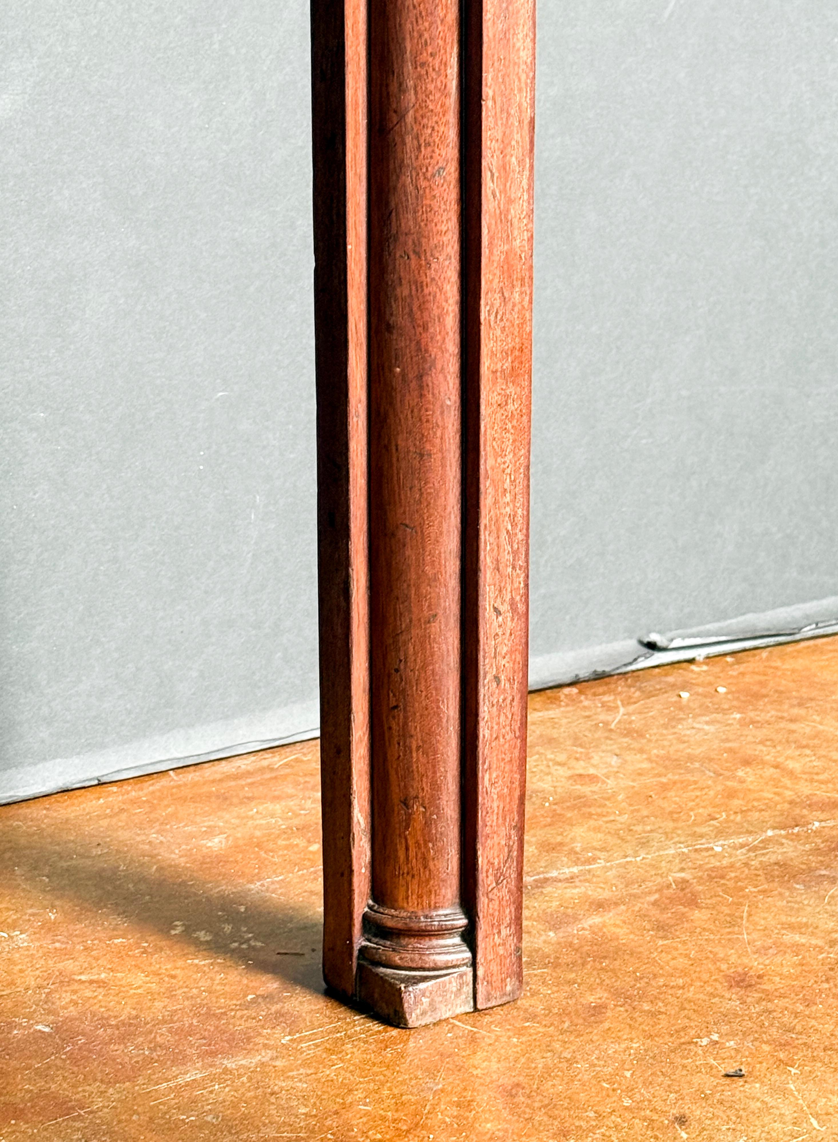 English Writing Table or Desk of Mahogany with Slide from the Georgian Period For Sale 5