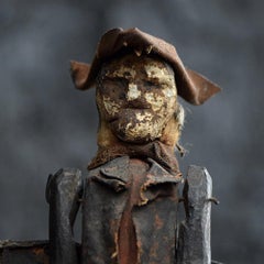 Englsh 19th Century Folkart Scratch Built Toy Horse and Carriage