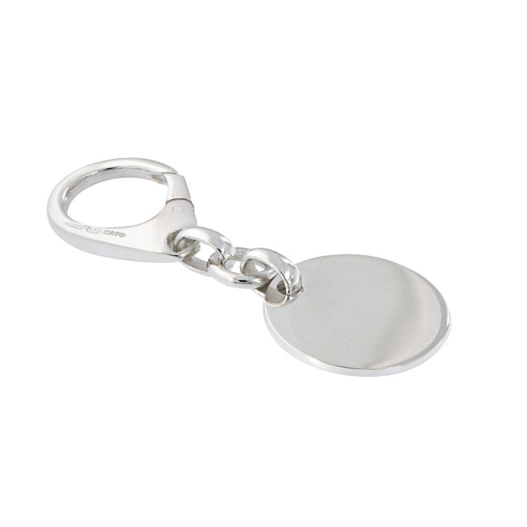Engravable Sterling Silver Keychain at 1stDibs engravable keychains