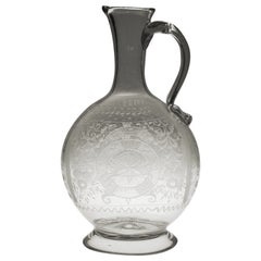 Engraved 18th Century Claret Jug, circa 1780